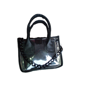 Transparent designers bag